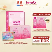 [Quà túi makeuphologram] Combo 2 Hộp nước uống Collagen VitaminC sáng da InnerBGlowshot(50mlx6)